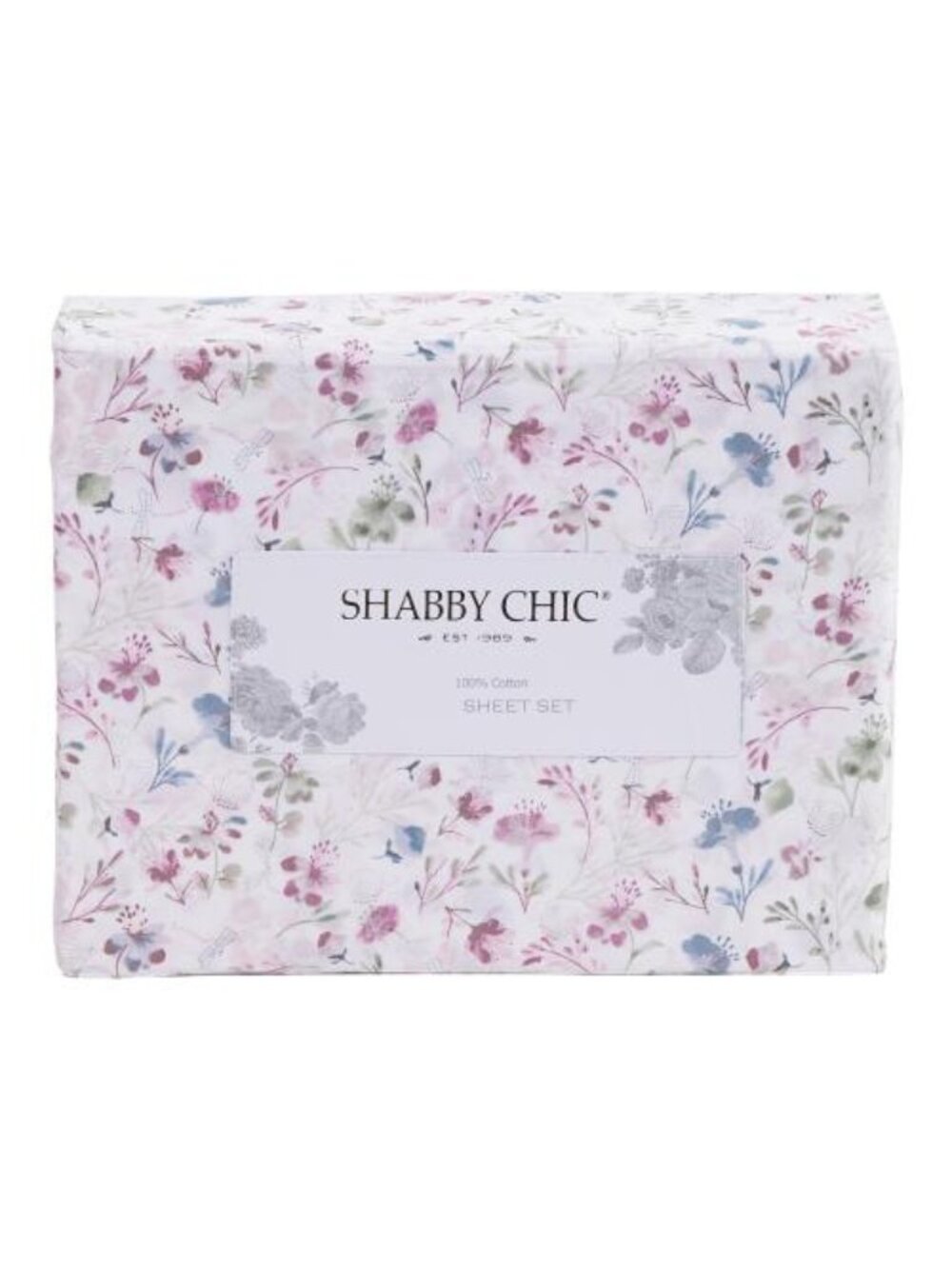 SHABBY CHIC Cotton Misty Botanical Sheet Set